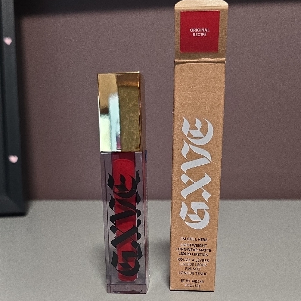 Gxve Red Liquid Lipstick- Shade Original Recipe
